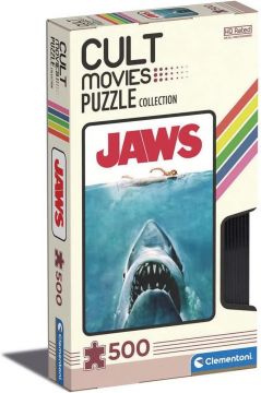 CLEMENTONI CULT MOVIES - PUZZLE 500 PEZZI JAWS LO SQUALO