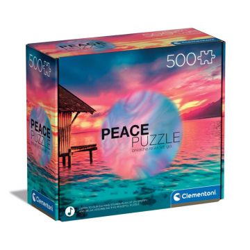 CLEMENTONI PEACE - PUZZLE 500 PEZZI LIVING THE PRESENT