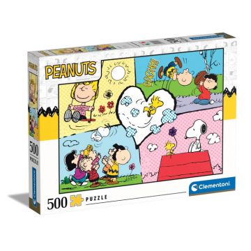 CLEMENTONI FUMETTI - PUZZLE 500 PEZZI PEANUTS