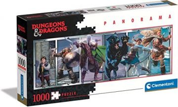 CLEMENTONI PANORAMA- PUZZLE 1000 PEZZI DUNGEONS AND DRAGONS