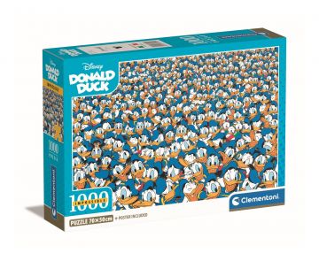 CLEMENTONI IMPOSSIBLE - PUZZLE 1000 PEZZI DONALD DUCK