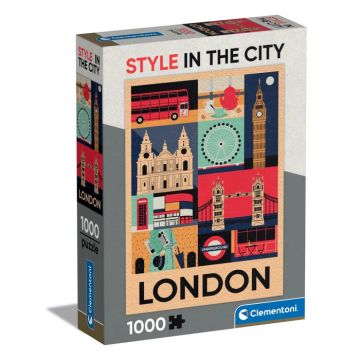 CLEMENTONI STYLE IN THE CITY  - PUZZLE 1000 PEZZI LONDON