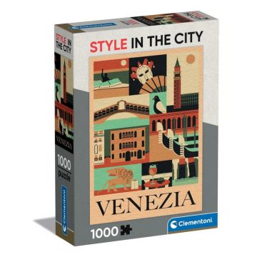 CLEMENTONI STYLE IN CITY  - PUZZLE 1000 PEZZI VENEZIA