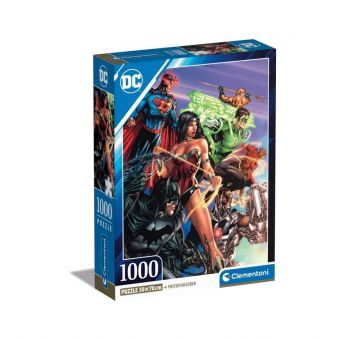 CLEMENTONI DC COMICS - PUZZLE 1000 PEZZI JUSTICE LEAGUE 3