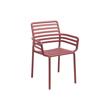 NARDI OUTDOOR - SEDIA MOD. DOGA ARMCHAIR MARSALA