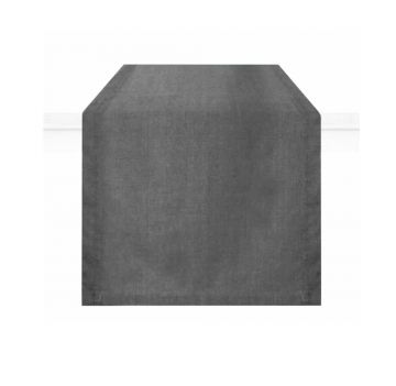 LINEA CHOU - RUNNER IN COTONE 45X140CM GRIGIO 