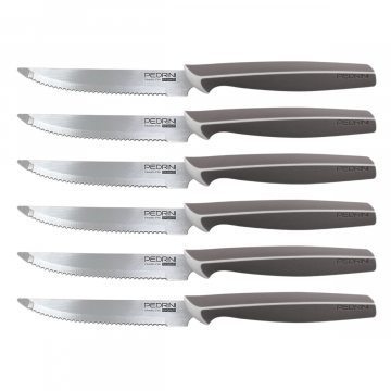 SET 6 COLTELLI BISTECCA TORTORA LINEA MASTER 11.5CM