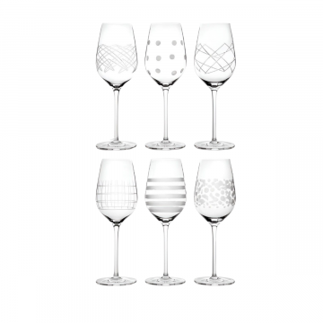 SET 6 CALICI DA VINO LINEA MIXO 500ML