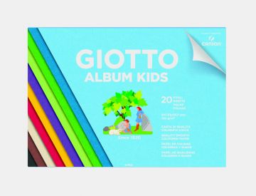 ALBUM KIDS A4 CARTA COLORATA 20 FOGLI 120G/M