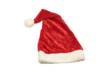 CAPPELLO DI BABBO NATALE ROSSO IN POLIESTERE DIAM. 30 H. 65CM