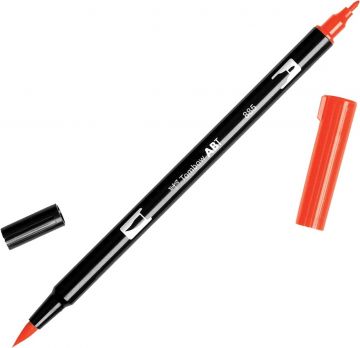 TOMBOW ABT - PENNARELLO DUAL BRUSH WARM RED
