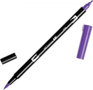 TOMBOW ABT - PENNARELLO DUAL BRUSH IMPERIAL PURPLE