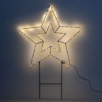 STELLA A LED 180 LUCI BIANCO CALDO 44.5X43CM