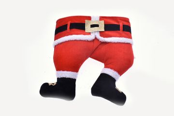 PUNTALE ALBERO CON GAMBE DI BABBO NATALE