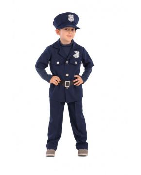 COSTUME POLIZIOTTO DA BAMBINO TG. 5-7 ANNI TG UNICA V-VII 