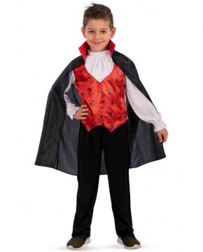 COSTUME DRACULA PER BAMBINI TG. 6-7 ANNI