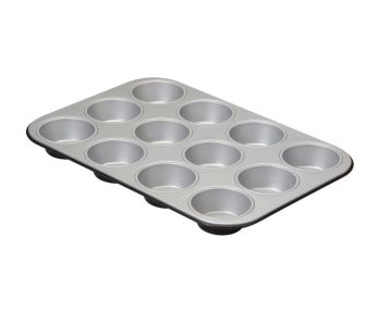 SET 12 STAMPI PER MUFFIN LINEA SILVER ELEGANCE IN ACCIAIO 35X27 H. 3CM