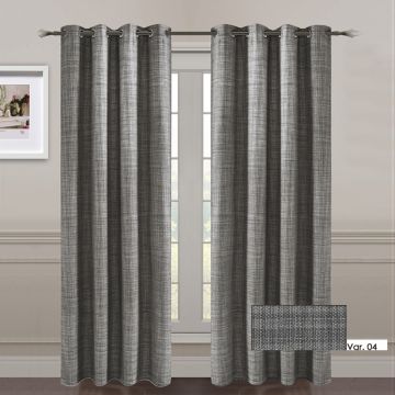 LINEA GLOOM - TENDA IN POLIESTERE 140X280 CM GRIGIO