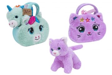 BORSETTA PELUCHE UNICORNO/GATTO ASSORTITO