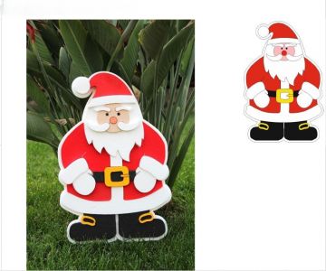 BABBO NATALE 60CM H 60XL 40XS 4.5CM IN POLISTIROLO