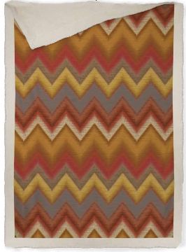 LINEA GIRARD - COPERTA CHEVRON FLANELLA/SHERPA 150X200 CM  