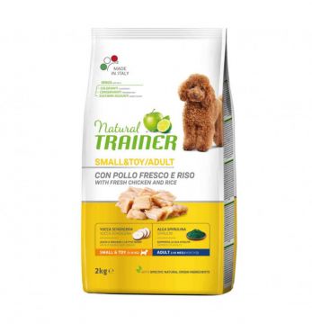 NATURAL TRAINER DOG ADULTO SMALL & TOY POLLO FRESCO KG 2