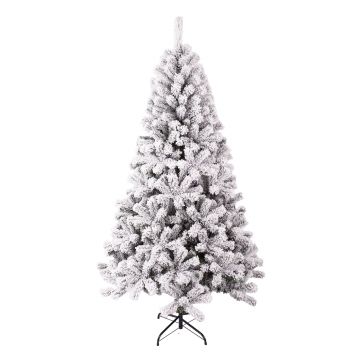 ALBERO DI NATALE FLOCCATO 180CM