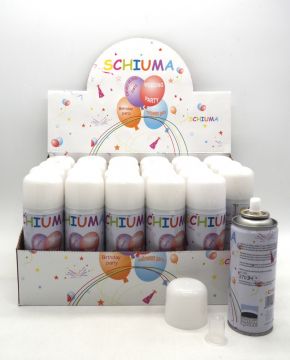 BOMBOLETTA DI SCHIUMA BIANCA 250ML 80GR