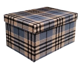 SCATOLA TARTAN 45,5X36,5X22CM