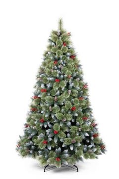 ALBERO DI NATALE MOD. CHERRY H.210CM