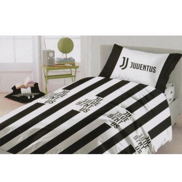 COMPLETO LETTO SINGOLO IN COTONE JUVENTUS