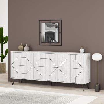 CREDENZA MOD. DUNE ANCIENT WHITE