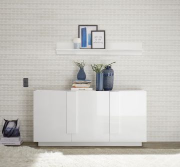 CREDENZA 3 ANTE JUPITER BIANCO LUCIDO 209063-05