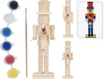 SET FIGURA IN LEGNO CON COLORI H. 18CM ASSORTITO