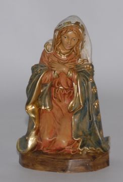 STATUINA MADONNA MOD. LUX COLORE LEGNO H.16CM