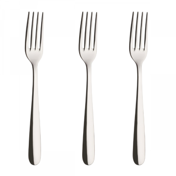 SET 3 FORCHETTE DA TAVOLA LINEA CORSARO 19.5CM