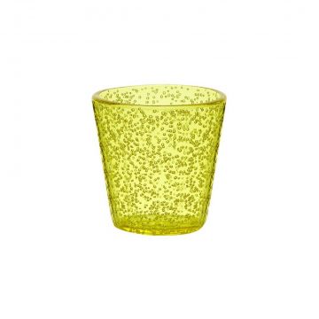 MEMENTO - BICCHIERE SHOT IN VETRO YELLOW TRASPARENT 12CL