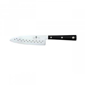 COLTELLO SANTOKU SUSHI LINE 16CM CON LAMA FORATA