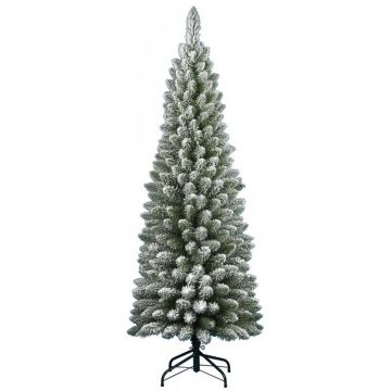 ALBERO DI NATALE SILVESTRE FLOCCATO H. 150CM