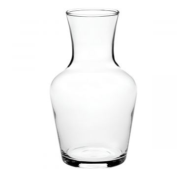 CARAFFA DA VINO IN VETRO TRASPARENTE 250ML