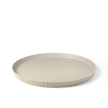 BLIM PLUS - VASSOIO IN POLIPROPILENE LINEA ATENA 40X3CM GRIGIO MOKA