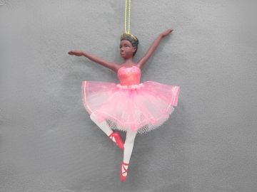 PENDENTE NATALIZIO BALLERINA ORNA ROSA