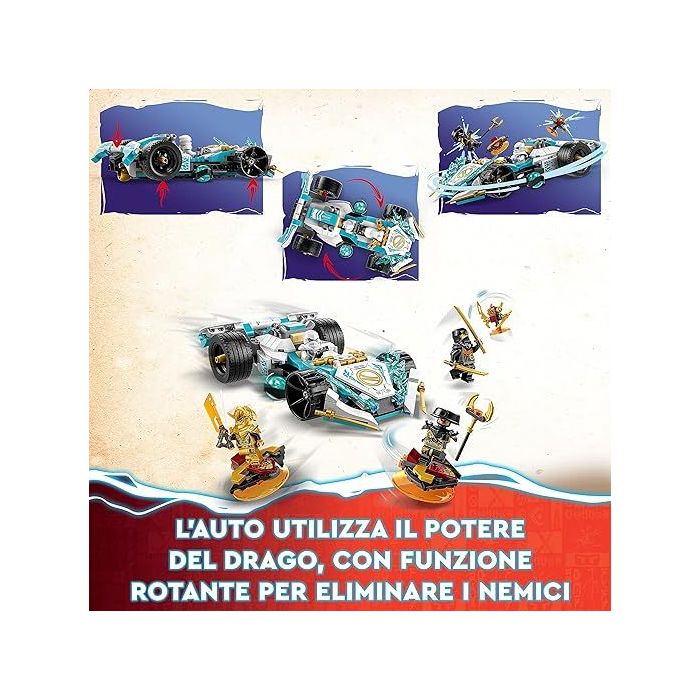 LEGO - NINJAGO Auto da corsa Spinjitzu Dragon Power-71791