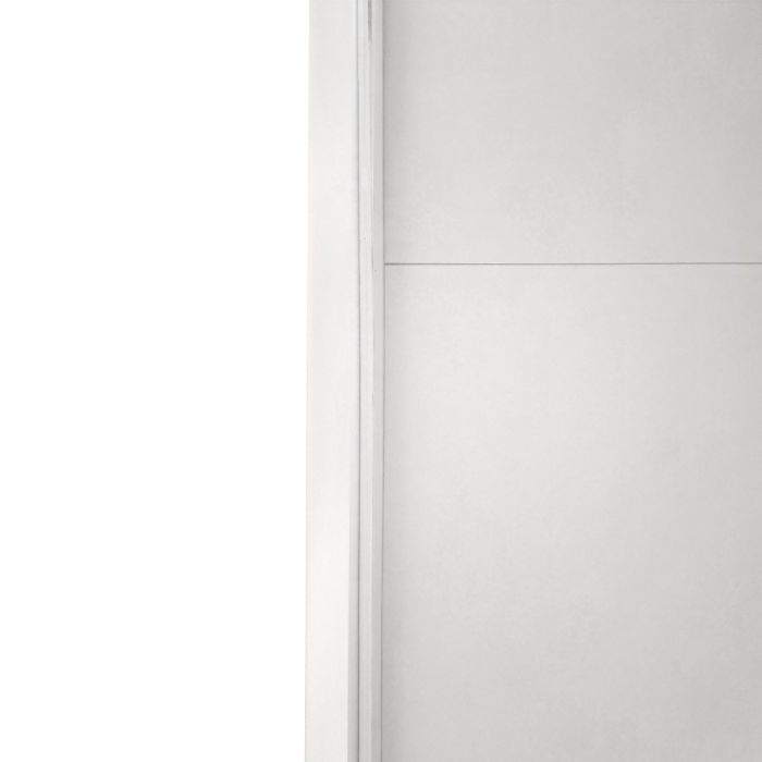 Coppia di ripiani per armadio Alen da 150 x 60 x 223h cm bianco effetto  tessuto