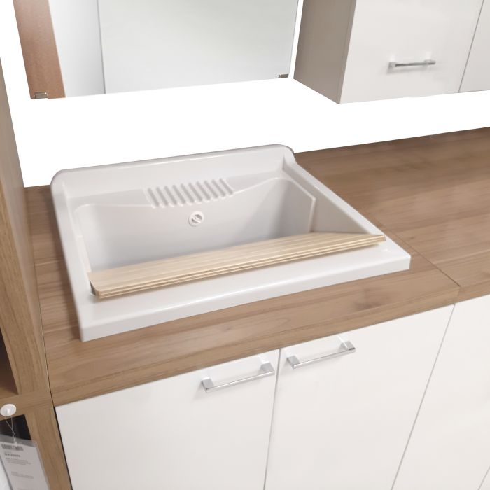 LAVATOIO CM 71X65 BIANCO