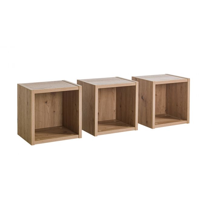 SET 3 LIBRERIE PENSILI ROVERE ARTISAN: vendita online SET 3 LIBRERIE PENSILI  ROVERE ARTISAN in offerta